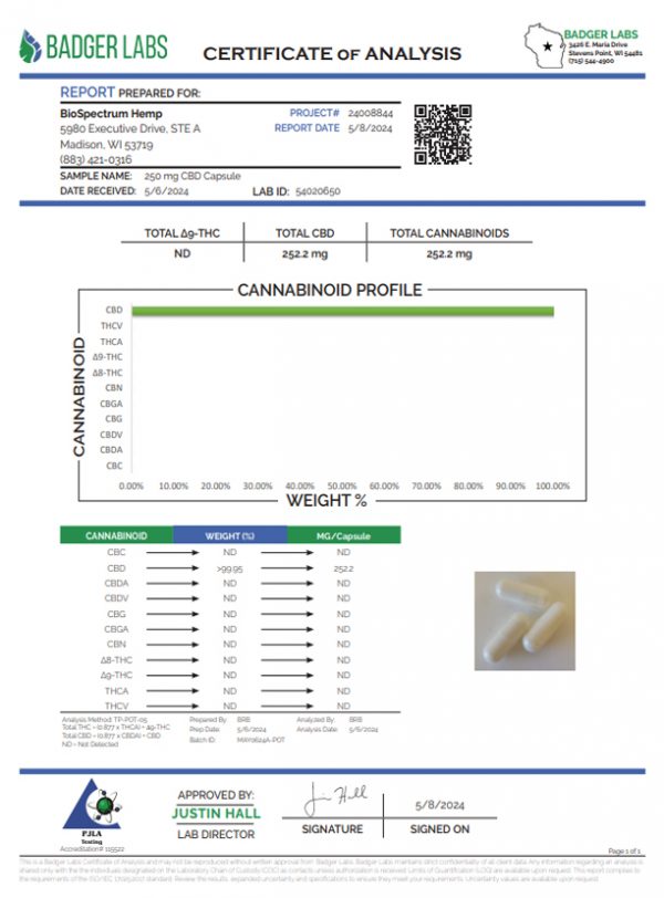 CBD Capsules – Broad Spectrum Extended Release - Image 2