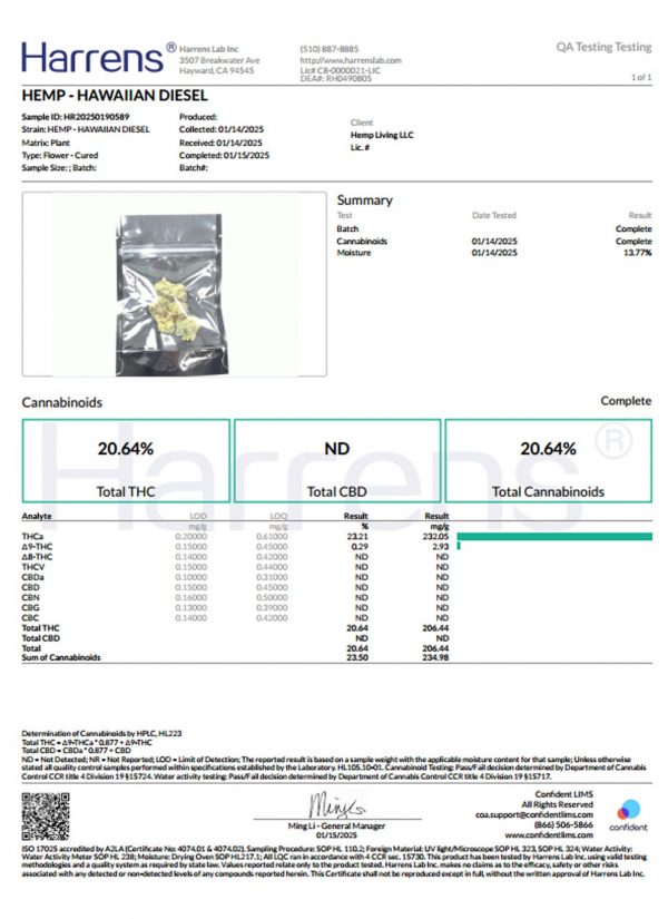 Hawaiian Diesel (Sativa) - Image 4