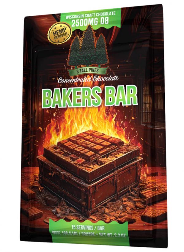 Bakers Bar - Delta 8 Chocolate Bar
