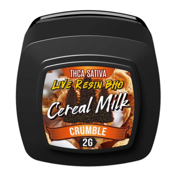 Cereal Milk - THCa Crumble - Sativa Live Resin BHO 2g