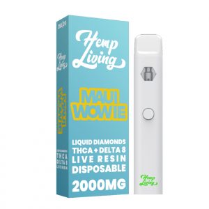 THCA + Delta 8 Live Resin Liquid Diamonds – 2g Disposable  – Maui Wowie (Sativa)
