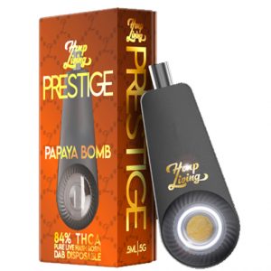 Hemp Living – PRESTIGE Dab Disposable – 0.5g THCA Pure Live Hash Rosin